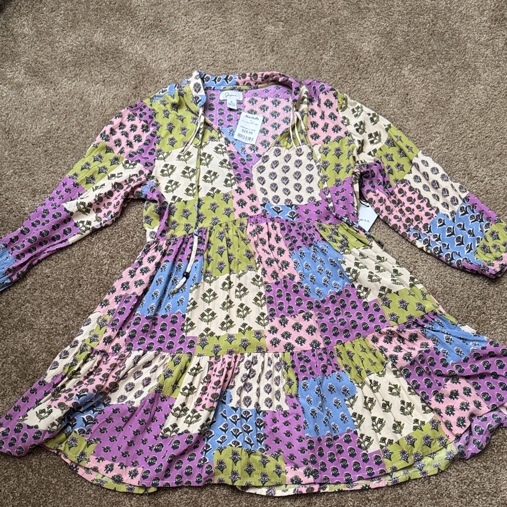 Colorful Patchwork Dress